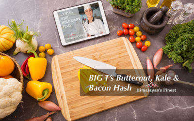 Big T’s Butternut, Kale & bacon Hash Recipe