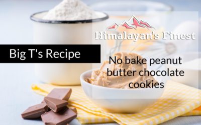 Big T’s no bake peanut butter chocolate cookie