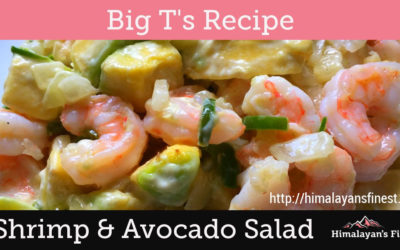 Shrimp & Avocado Salad w/ Himalayan’s Finest Pink Salt