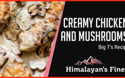 Creamy Chicken and Mushrooms with Himalayan’s Finest Pink Salt