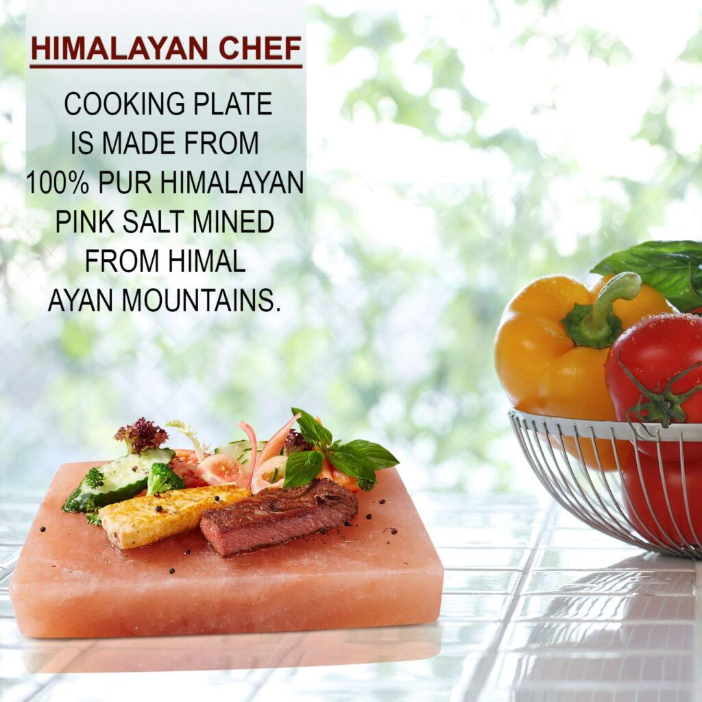 Himalayan Chef Natural Rock Salt Cooking Plate, 1 Count