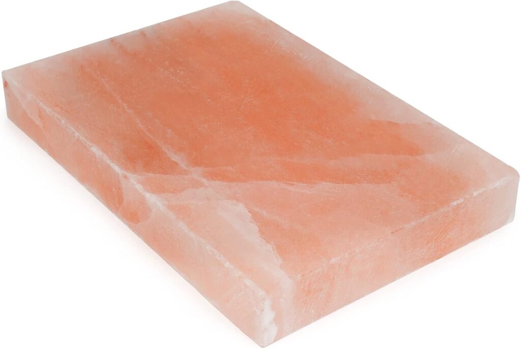 Himalayan Salt Block Cooking Plate Safe  Easy Salt Slab and Grilling Stone, 12x8x1.5