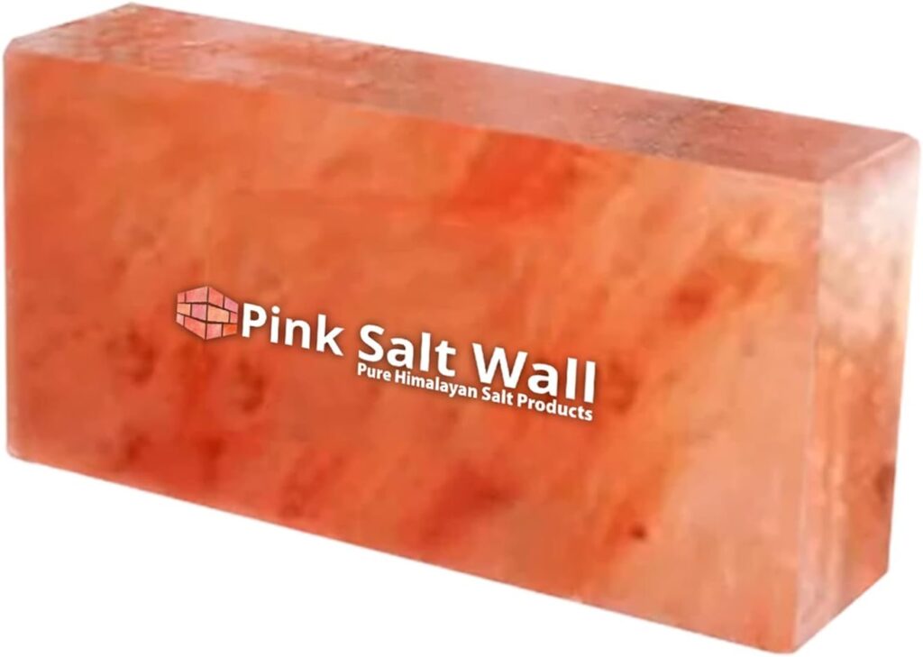 Himalayan Salt Blocks 8x4x2 for Cooking, Grilling, Cutting and Serving - Build Salt Wall Panel, Salt Bricks, Tiles Use for Build Salt Room and Salt Therapy for Wellness